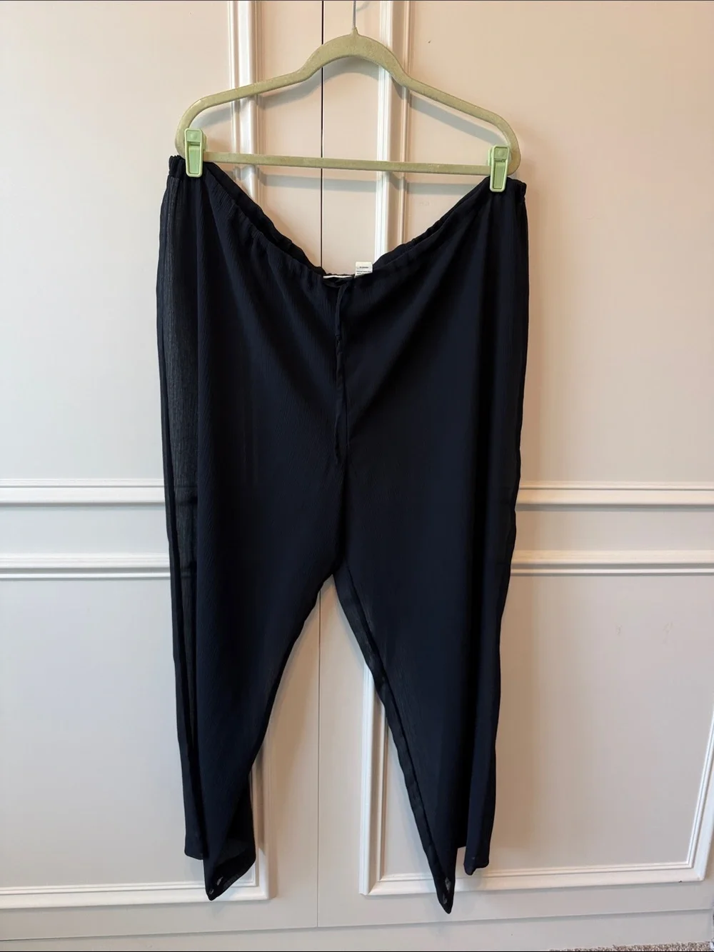 Cherokee Sheer Black Swim Cover Up